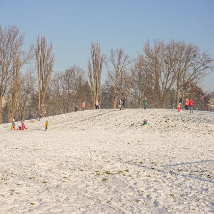 Górka w parku Dąbrowskiego , fot. ŁÓDŹ.PL