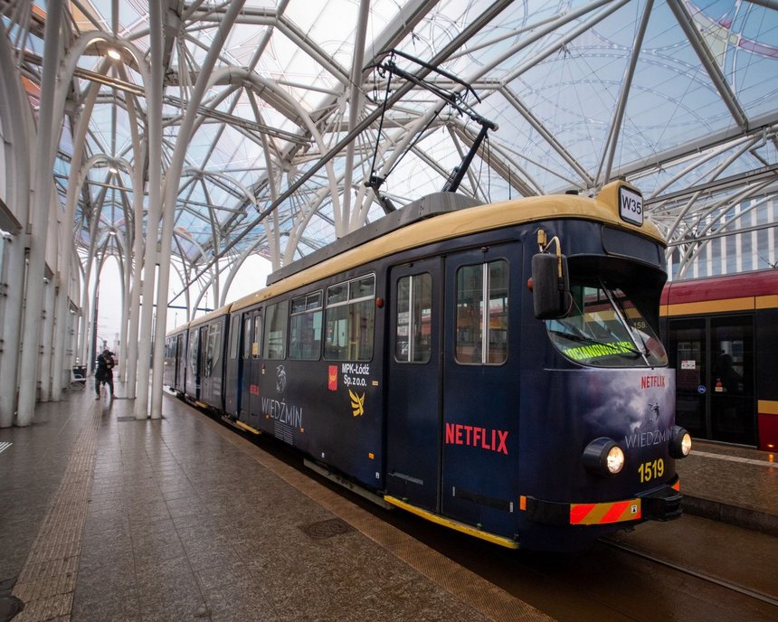 Tramwaj z Wiedźminem fot. Paweł Łacheta