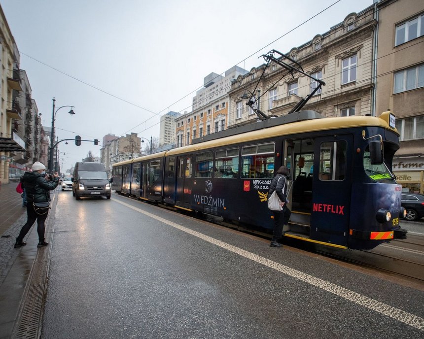 Tramwaj z Wiedźminem fot. Paweł Łacheta