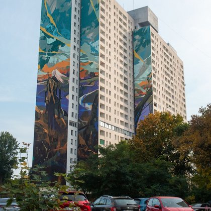 Mural Wiedźmin, fot. ŁÓDŹ.PL